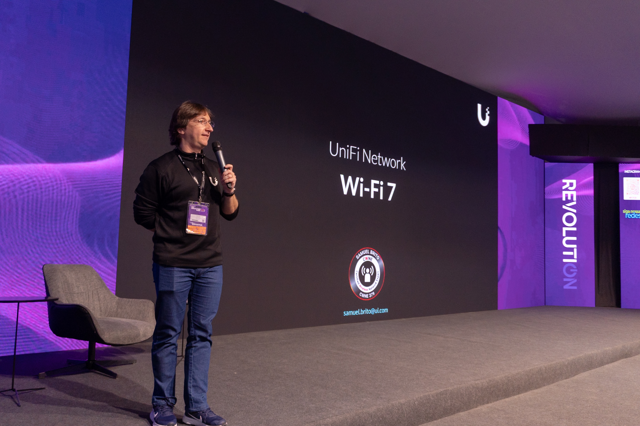 Palestra UniFi Wi-Fi 7 no RIW Revolution 2025